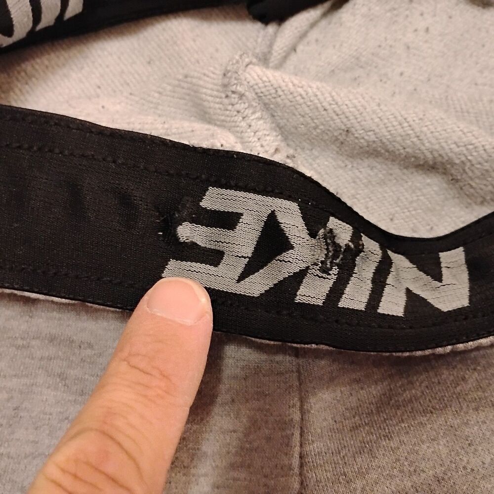 Nike sweatpants mens L Large gray tapered jogger athletic running 860373 - Picture 6 of 10